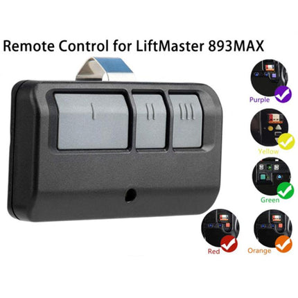 For LiftMaster 893MAX 390MHZ Garage Door Remote Control