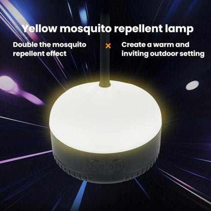 CM-208 Hangable Multi-Function Mosquito Repellent Fan Home Night Light Insect Repellent Device, Battery, Charging