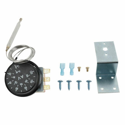 Adjustable Electric Fan Thermostat Switch Radiator Temperature Control Probe Kit, Electric Fan Thermostat Switch
