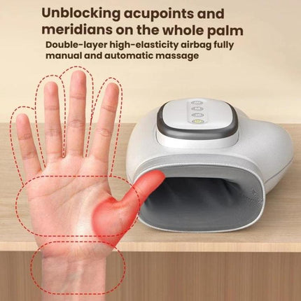 Hand Massager Fully Automatic Finger & Palm Kneading Device For Meridian Stimulation And Therapeutic Relief, ST-1802