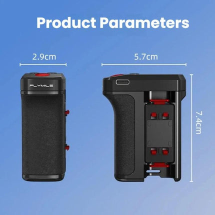 For Insta360 Ace Pro / 2 / X5 Flymile Magnetic Quick-Release Action Camera Street Shooting Handle