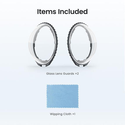 For Insta360 X4 Air AMagisn Standard Lens Guards Snap-On Protective Glass Lens Protector Replacement Accessory