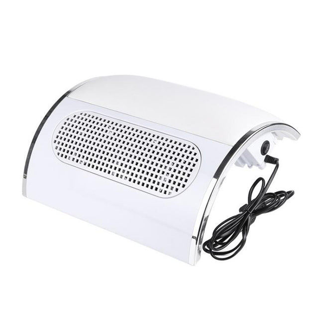 BLUEQUE BQ-858-5 Desktop Nail Dust Collector With Hand Rest Filter Mesh Triple-Fan Nail Dust Collector, US Plug, EU Plug
