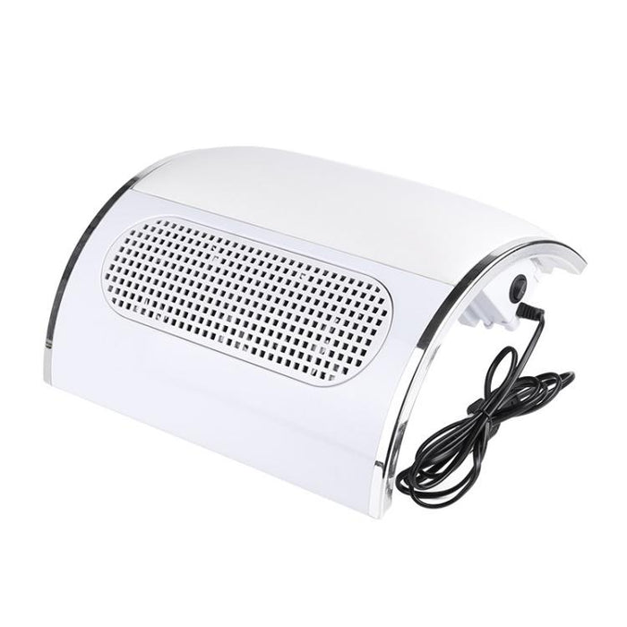 BLUEQUE BQ-858-5 Desktop Nail Dust Collector With Hand Rest Filter Mesh Triple-Fan Nail Dust Collector, US Plug, EU Plug