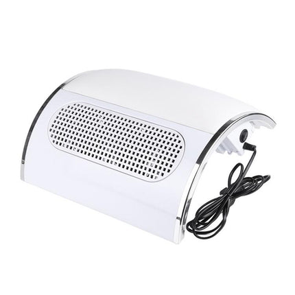 BLUEQUE BQ-858-5 Desktop Nail Dust Collector With Hand Rest Filter Mesh Triple-Fan Nail Dust Collector, US Plug, EU Plug