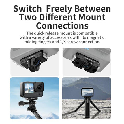 aMagisn Metal Magnetic Quick Release Kit For GoPro HERO12 Black /11 Black /11 Black mini /10 Black /9 Black /8 Black / Max