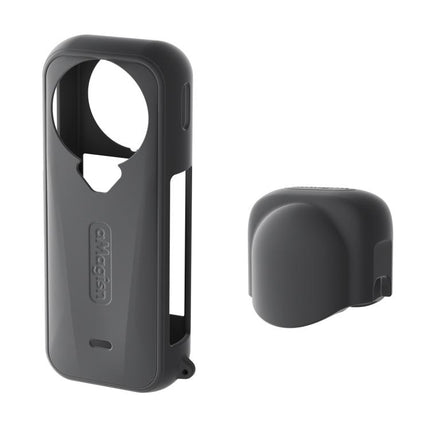 For Insta360 X4 Air Camera, aMagisn Silicone Case Black, aMagisn Silicone Case Gray, aMagisn Silicone Case & Lens Cap Black, aMagisn Silicone Case & Lens Cap Gray