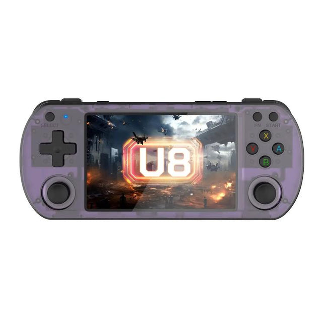 U8 Retro Handheld Game Console Open-Source 4 Inch HD IPS Screen Portable Console, 64G, 128G