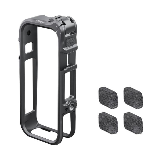 For Insta360 X4 Air AMagisn Camera Cage Plastic Expansion Frame With Windproof Foam