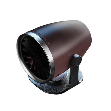 Vehicle-mounted Heater With Adjustable Fan Speed Defogging Defrosting Heater, Black 12V, Black 24V, Brown 12V, Brown 24V
