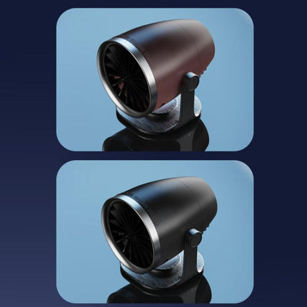 Vehicle-mounted Heater With Adjustable Fan Speed Defogging Defrosting Heater, Black 12V, Black 24V, Brown 12V, Brown 24V