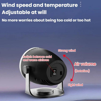 Vehicle-mounted Heater With Adjustable Fan Speed Defogging Defrosting Heater, Black 12V, Black 24V, Brown 12V, Brown 24V