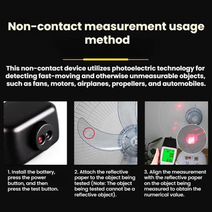 SMART SENSOR Fan Tire Rotation Speed Measurement Device, AS926