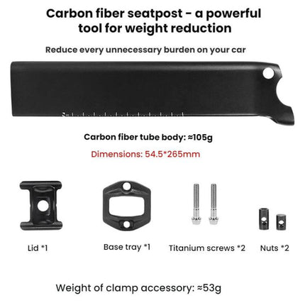 TOSEEK Carbon Fiber Road Bike Seatpost For JAVA Siluro 6top