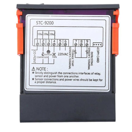 STC-9200 Microcomputer Temperature Controller - 3-Mode Output For Refrigeration, Defrost & Fan Control, Universal For Cold Storage/Chiller Units