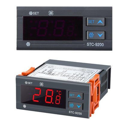 STC-9200 Microcomputer Temperature Controller - 3-Mode Output For Refrigeration, Defrost & Fan Control, Universal For Cold Storage/Chiller Units