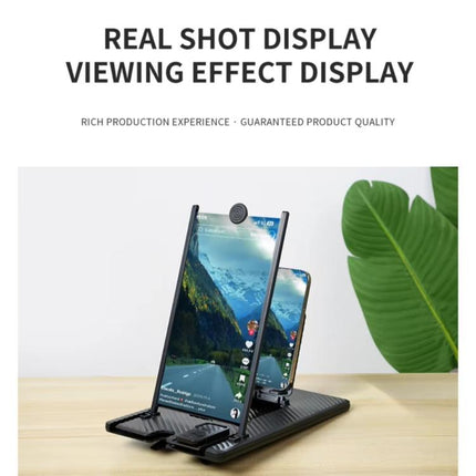 14-Inch Vertical Screen Phone Magnifier With Remote Control Ultra HD Mobile Screen Projection Amplifier Desktop Stand, Blu-ray Ultra HD, Blu-ray High Definition