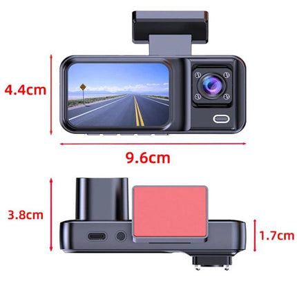 G98 HD 1080P Dash Camera Infrared DVR Recorder, Front + Inside, Front + Inside + Rear