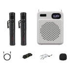 Wireless Dual Mic White