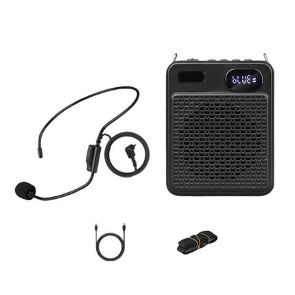 DIYO-1125 Multifunctional Outdoor High-Volume Microphone With Battery Display Teacher Classroom Voice Amplifier, Wireless Single Mic White, Wireless Single Mic Black, Wireless Single Headwear White, Wireless Single Headwear Black, Wireless Dual Mic Whi...