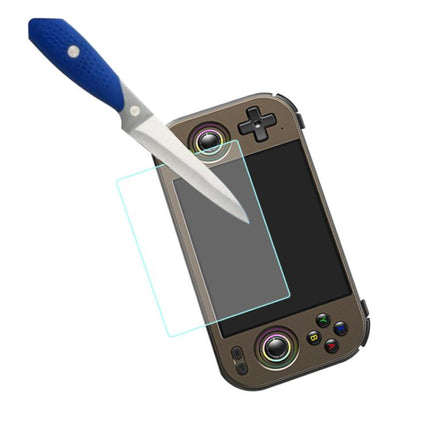 For Anbernic RG477M Console Screen Protector 9H Hardness Tempered Glass HD Clear Anti-Scratch Film