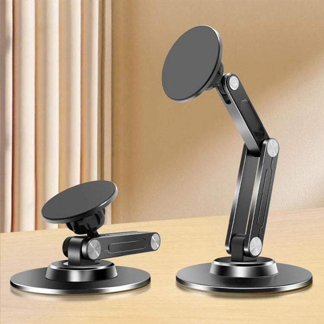P74 Three-Axis Elevating Aluminum Alloy Magnetic 360 Degrees Rotating Folding Phone Stand