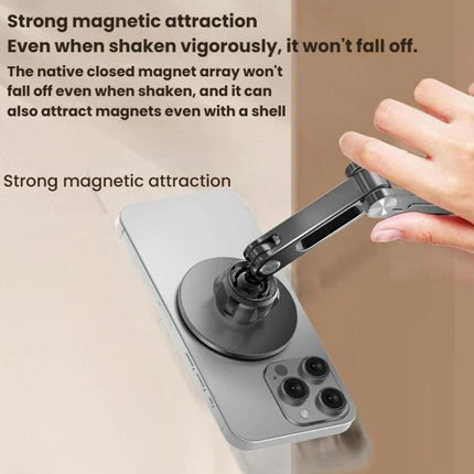 P74 Three-Axis Elevating Aluminum Alloy Magnetic 360 Degrees Rotating Folding Phone Stand