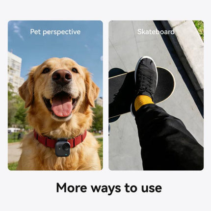 For Insta360 Go Ultra Camera TELESIN Magnetic Pivot Clip First-Person View Cap Mount Accessory