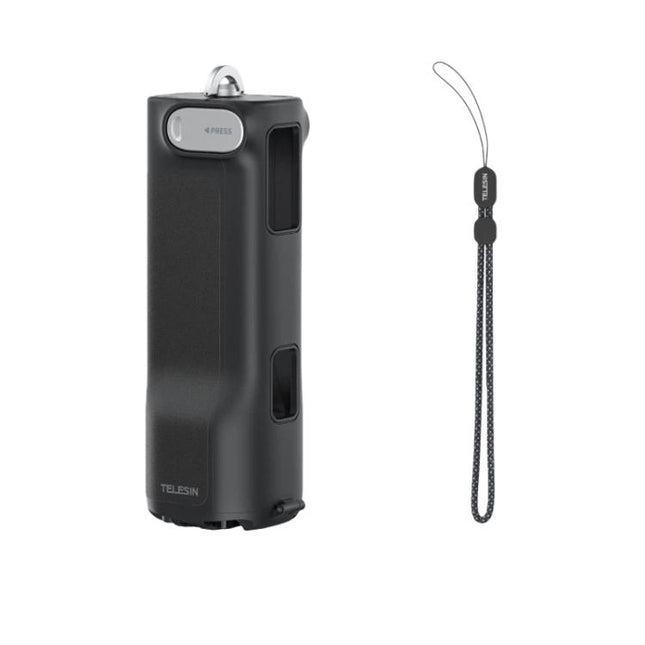 For Insta360 X5/X4 TELESIN Foldable Utility Grip Shooting Handle with Built-in Tripod
