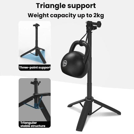 Flymile For DJI / GoPro / Insta360 Selfie Sticks Extension Tripods, 1/4 inch Version, Two-prong Version