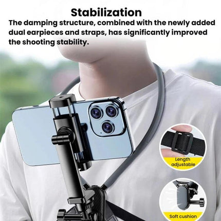 SCS-NH001 First Person View Neck & Chest Phone Mount Anti-Shake Hands-Free Holder For Shooting, SCS-NH001
