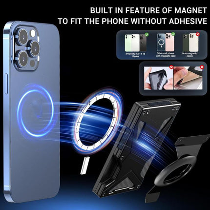 For AirTag 2nd Gen / AirTag 1st Gen Magnetic Card Holder RFID Blocking Wallet