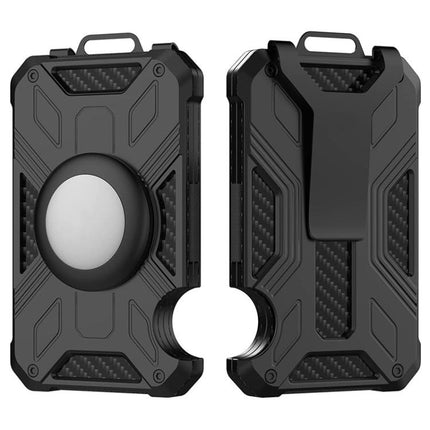 For AirTag 2nd Gen / AirTag 1st Gen RFID Blocking Aluminum Metal Wallet Card Holder