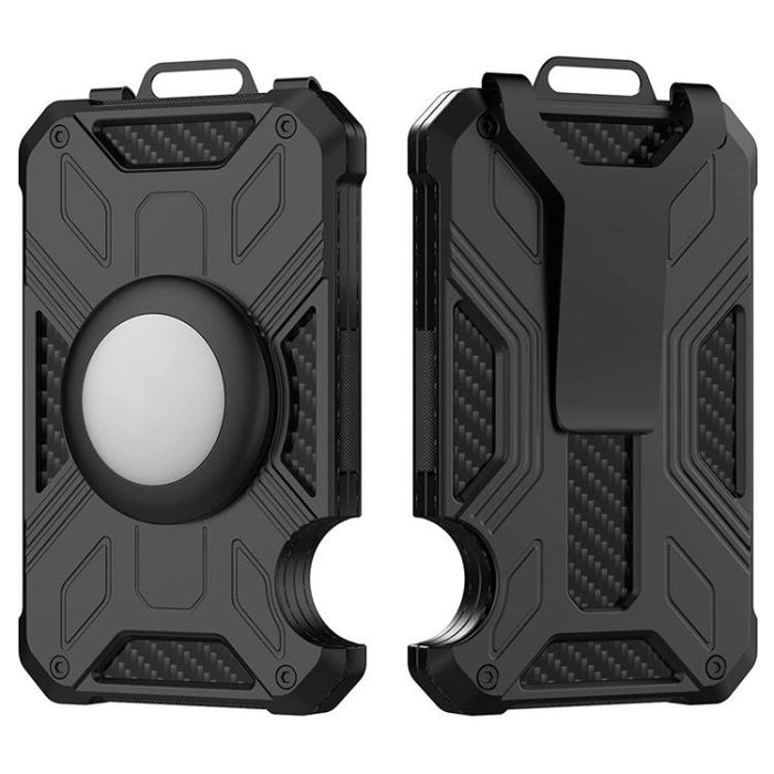 For AirTag 2nd Gen / AirTag 1st Gen RFID Blocking Aluminum Metal Wallet Card Holder