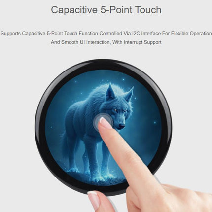 WAVESHARE RP2350 High-Performance Microcontroller Development Board Features 1.46-Inch Round Touchscreen Display, 32867
