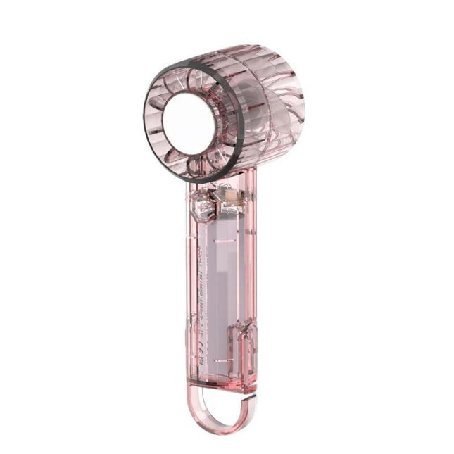 USB Charging Mirror Fan Outdoor Handheld Mini Fan With Carabiner Clip