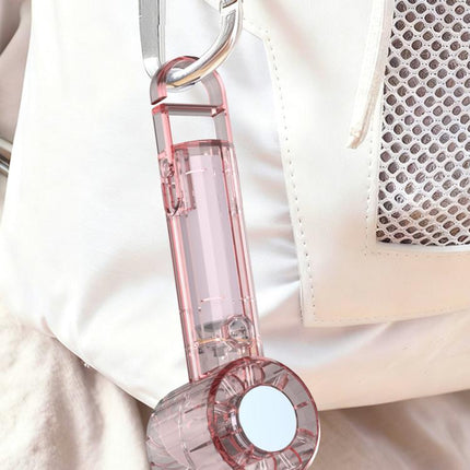 USB Charging Mirror Fan Outdoor Handheld Mini Fan With Carabiner Clip
