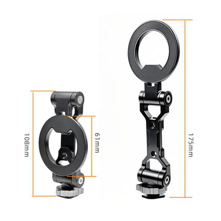 Cold Shoe Magnetic Folding Phone Holder Camera Horizontal Vertical Shooting Live Streaming Photography Stand, Holder
