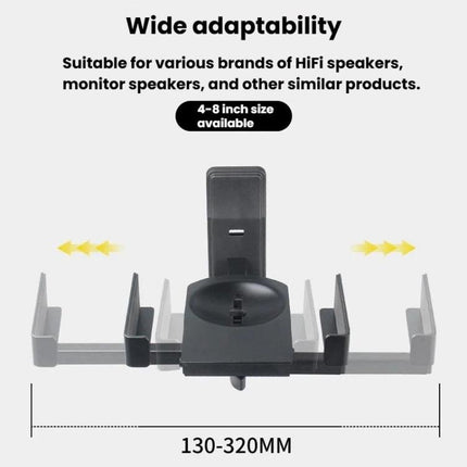 Adjustable Angle Wall Mount Speaker Stand Surround Sound Monitor Speaker Bracket, LKT-383, LKT-383S