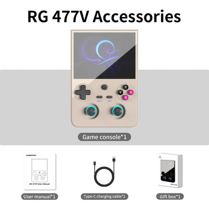 ANBERNIC RG477V 4.7-Inch 120Hz Vertical Handheld Console Dimensity 8300 Chipset, Android 14, RGB Lighting & Gyroscope, Built In 8G+128GB, Built In 8G+128GB+128G SD Card, Built In 12G+256GB, Built In 12G+256GB+128G SD Card