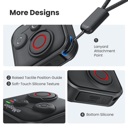 aMagisn Bluetooth Remote Controller 3.0 Universal Version For Insta360, GoPro Hero, Android/ios Smartphones, DJI OSMO 360, Action 6/5 Pro/4, AM40