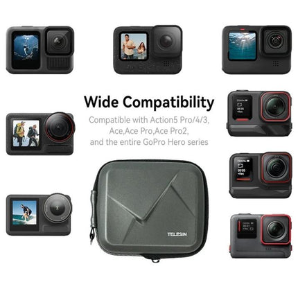Sports Camera Universal Shockproof Case Anti-Shock Storage Bag, TELESIN S6-PRC-07