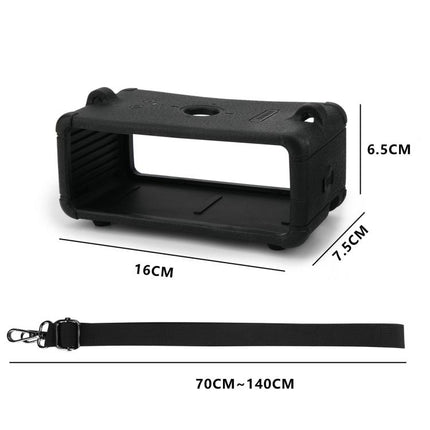 For Marshall Emberton III Case Silicone Protective Cover Portable Replacement Shell with Adjustable Shoulder Strap