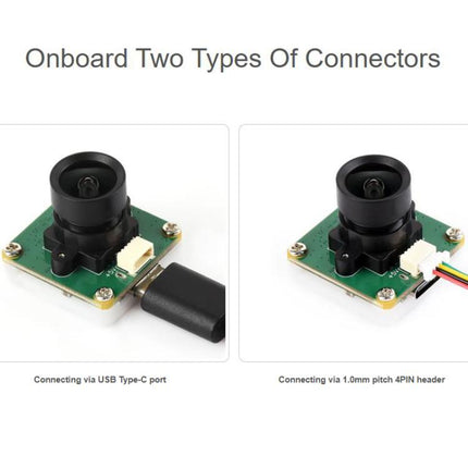 OS05A10 5MP USB Camera Supports USB2.0 Type-C Port And SH1.0 4PIN Header, 33123