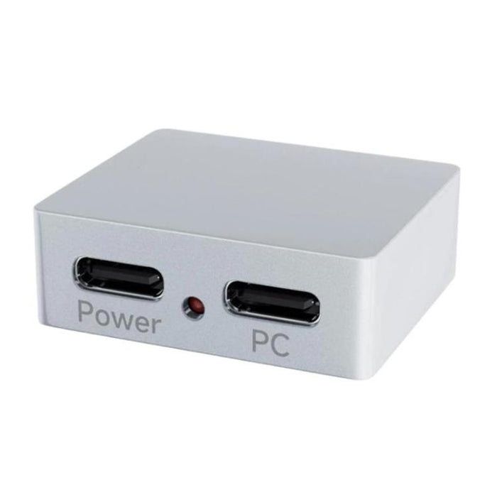 Type-C Power And Signal Splitter CNC Aluminum Alloy Case With Indicator, Waveshare 33502