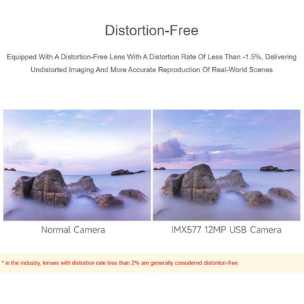 IMX577 12MP USB Camera 3840 x 3024 Resolution Plug And Play, 33160