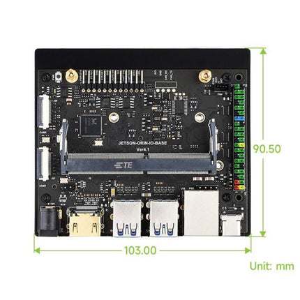 Jetson Orin Nano / NX Super Base Board Based On Jetson Orin Nano/NX AI Module, 33495
