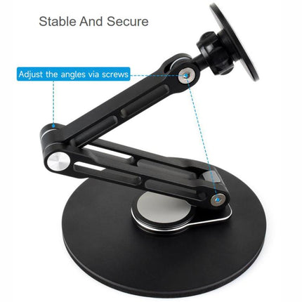 WAVESHARE Portable Monitor Magnetic Adjustable Stand, Compatible With 4-18.5 inch Monitors, Magnetic 4-18.5 inch Monitors