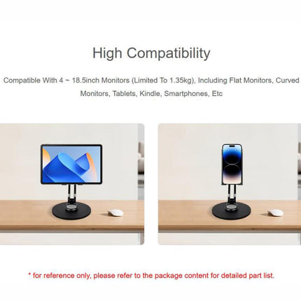 WAVESHARE Portable Monitor Adjustable Stand, Compatible with 4-18.5 inch Monitors, 4-18.5 inch Monitors