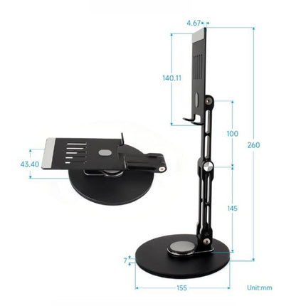 WAVESHARE Portable Monitor Adjustable Stand, Compatible with 4-18.5 inch Monitors, 4-18.5 inch Monitors